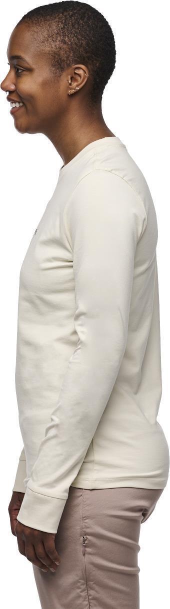 Heritage Wordmark LS Tee - Womens - Off White 3