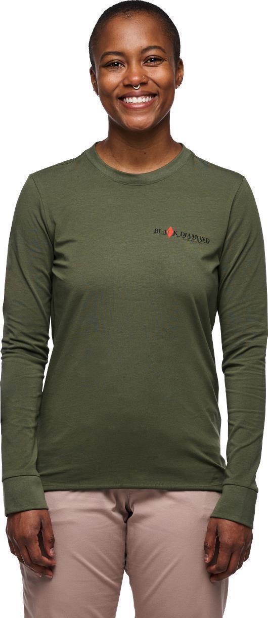 Heritage Wordmark LS Tee - Womens - Tundra 2