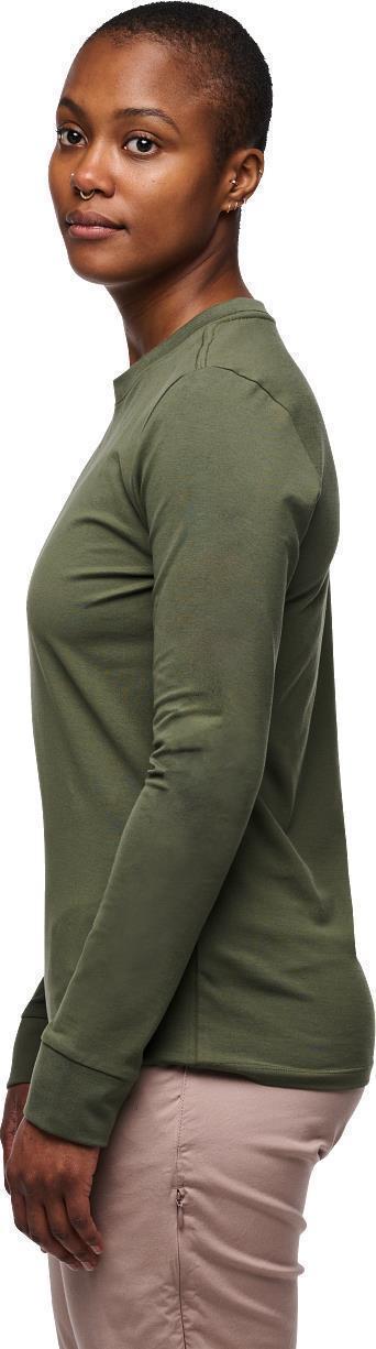 Heritage Wordmark LS Tee - Womens - Tundra 3