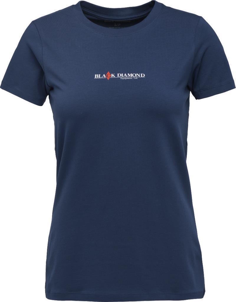 Heritage Wordmark SS Tee - Womens - Indigo 1