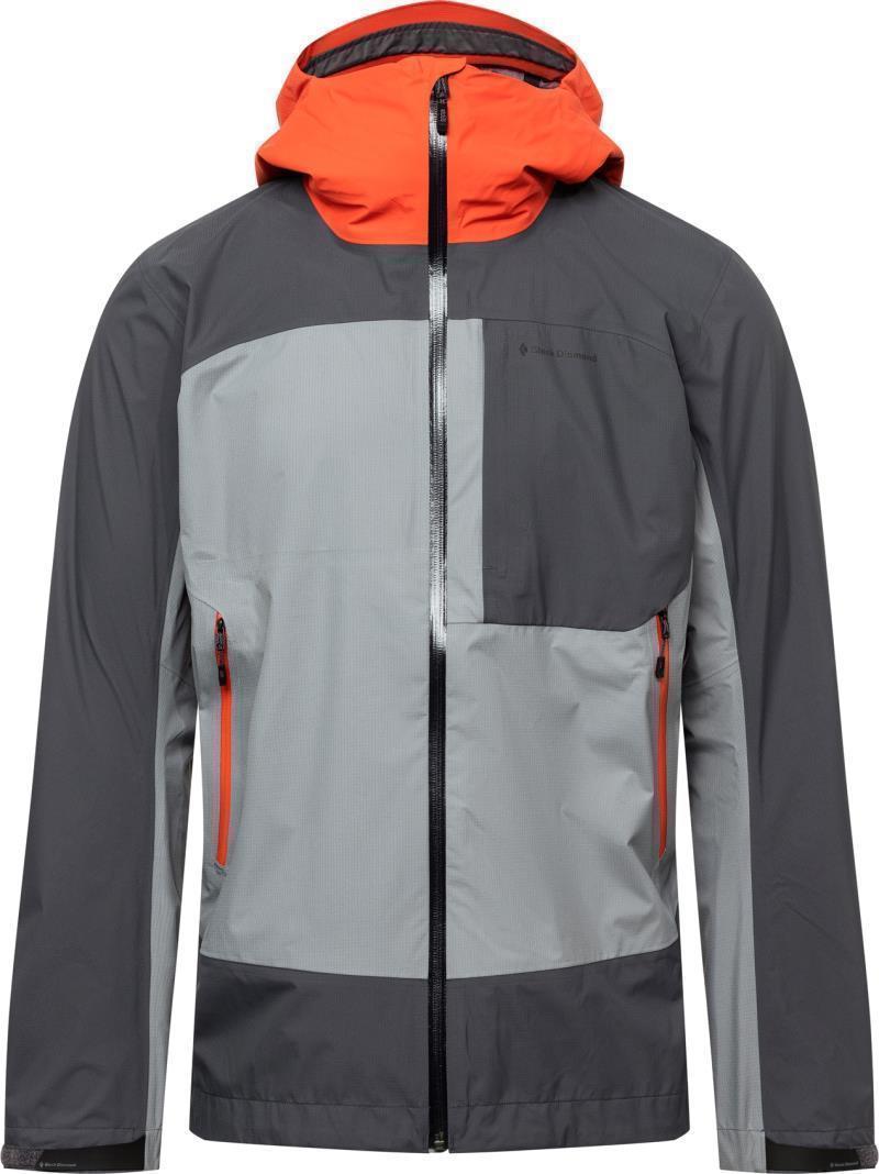Highline Stretch Shell - Mens - anthracite / nickel / octane 1