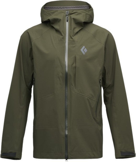 Highline Stretch Shell - Mens - dark moss 1