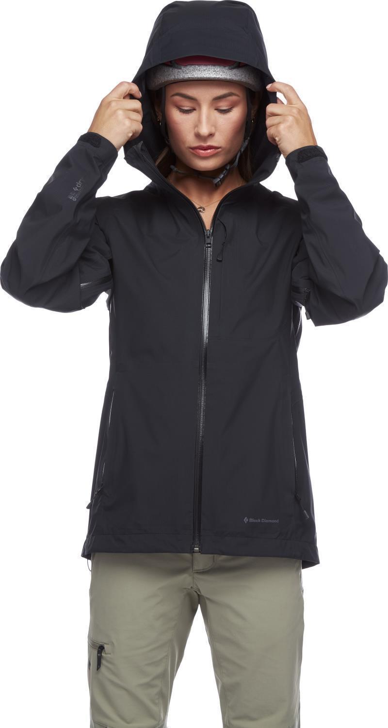 Highline Stretch Shell - Womens - black 1