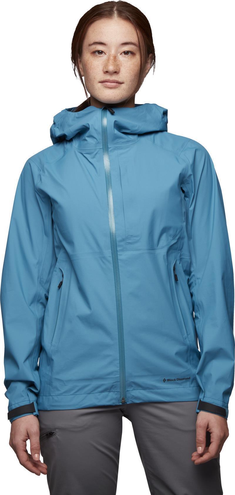 Highline Stretch Shell - Womens - cerulean blue 1