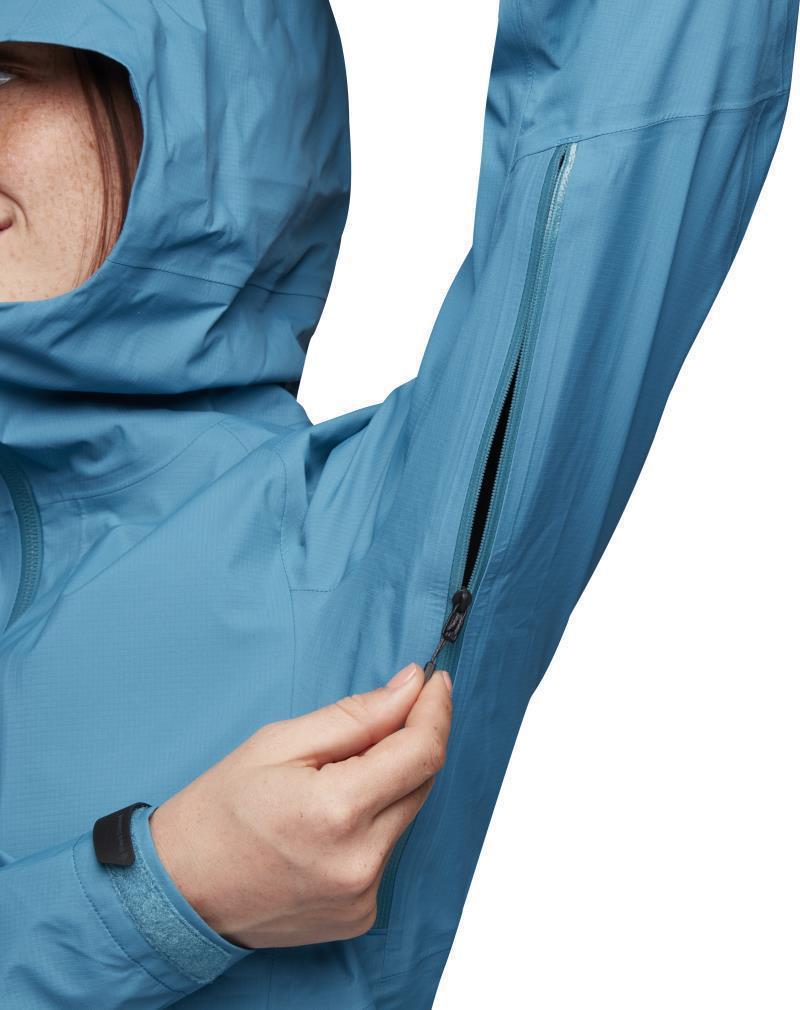 Highline Stretch Shell - Womens - cerulean blue 1
