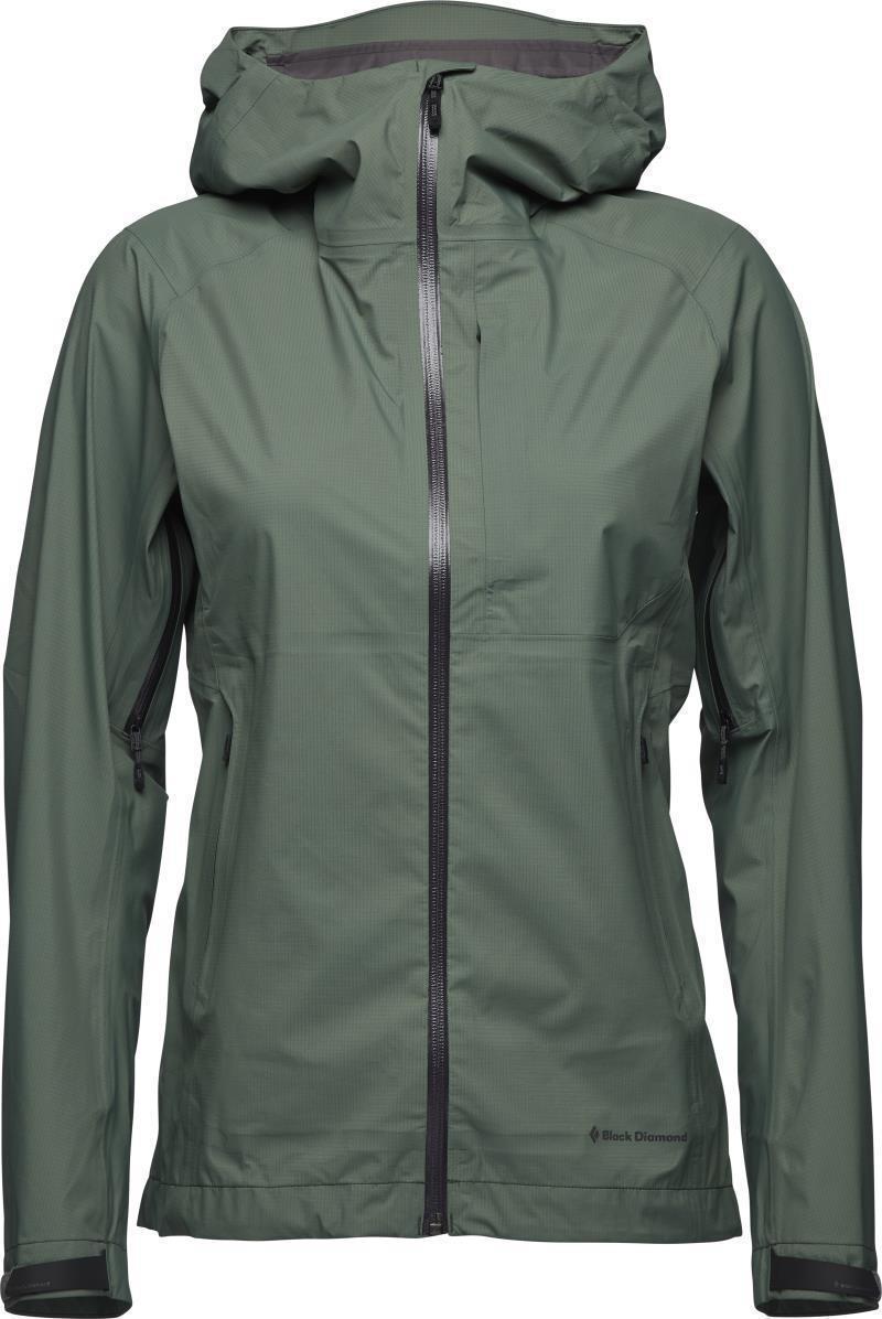 Highline Stretch Shell - Womens - laurel green 1