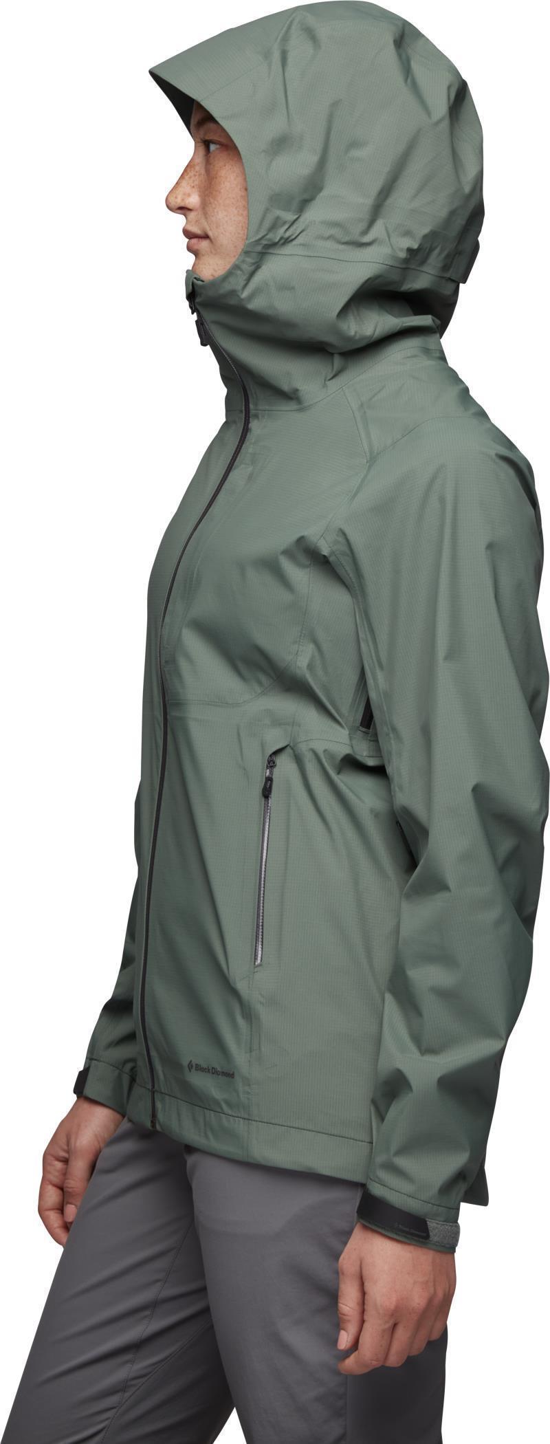 Highline Stretch Shell - Womens - laurel green 1
