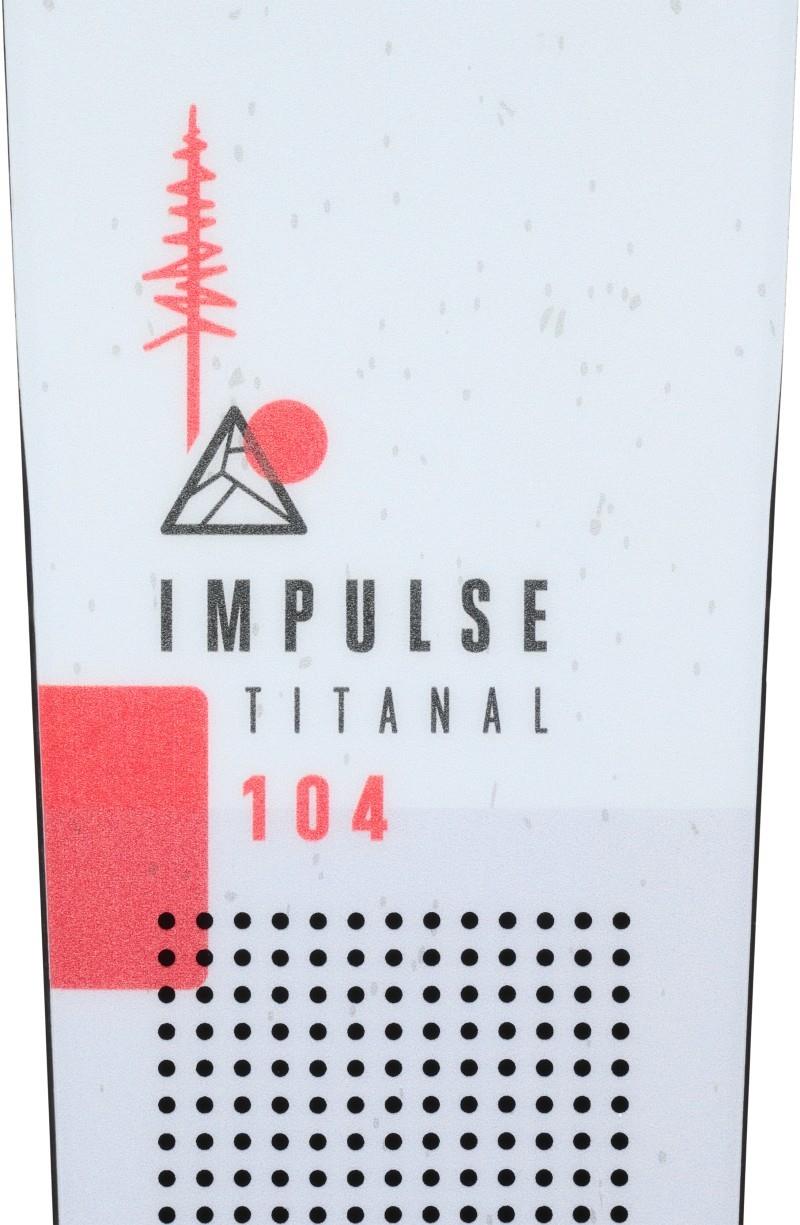 Impulse Ti 104 Skis - Womens - fog blue 1