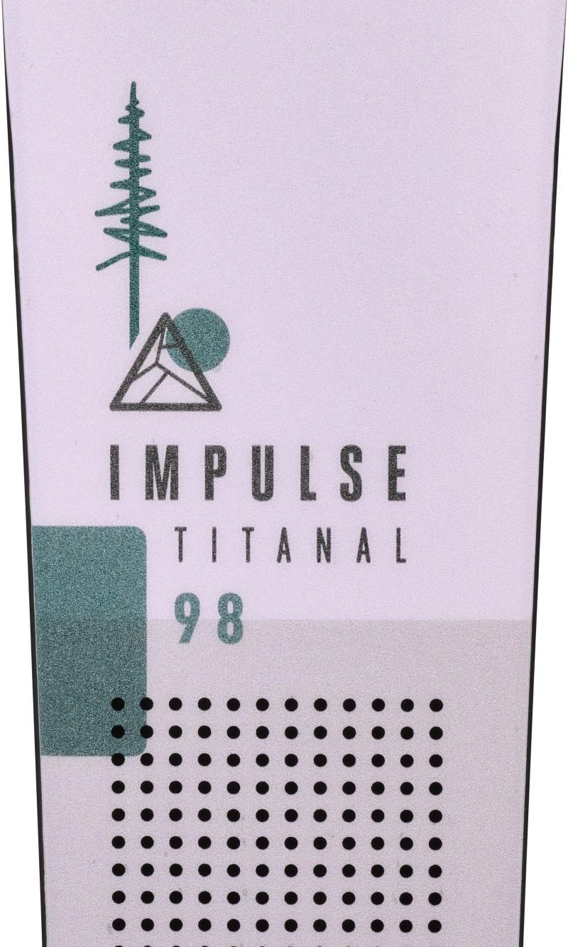 Impulse Ti 98 Skis - Womens - lilac 1