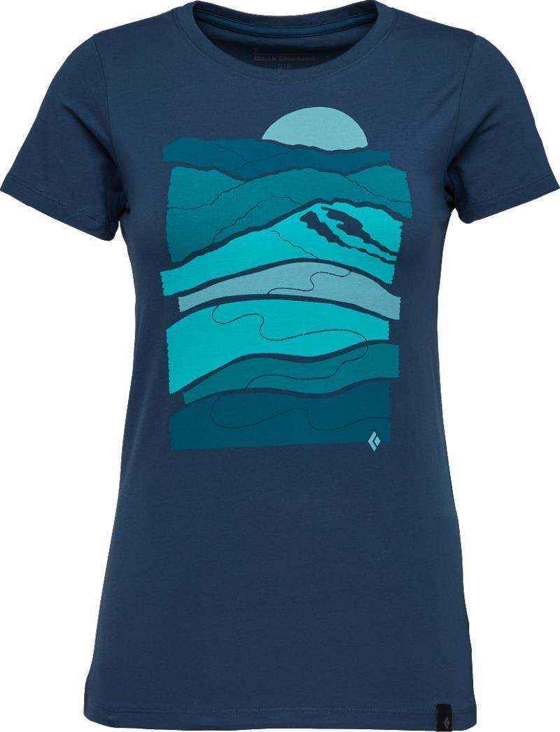 Leveled Landscape SS Tee - Womens - indigo 1