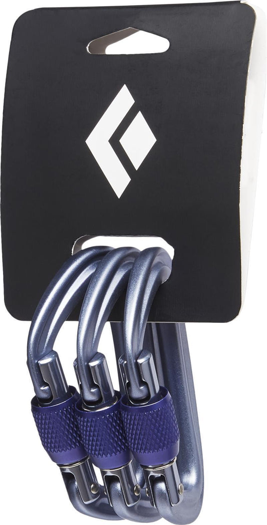 Liteforge Screwgate Carabiner 3-Pack - Gray 1