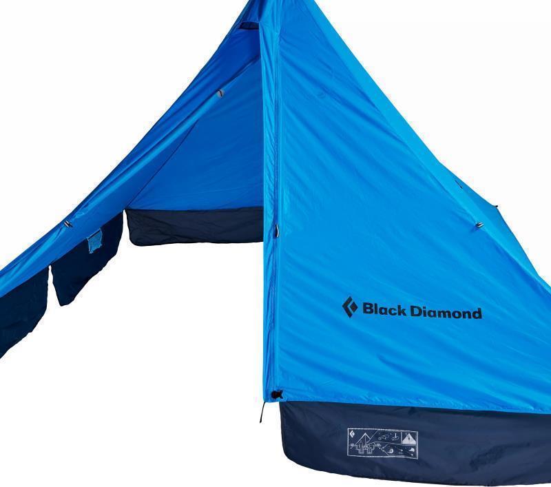 Mega Snow, 4 Person Tent - Sky Blue 3