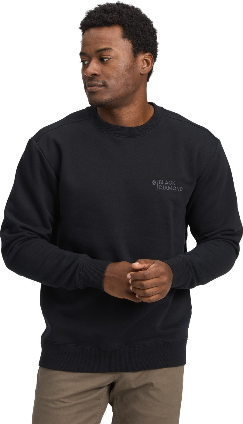 Mini Stacked Crewneck - Mens - black 1