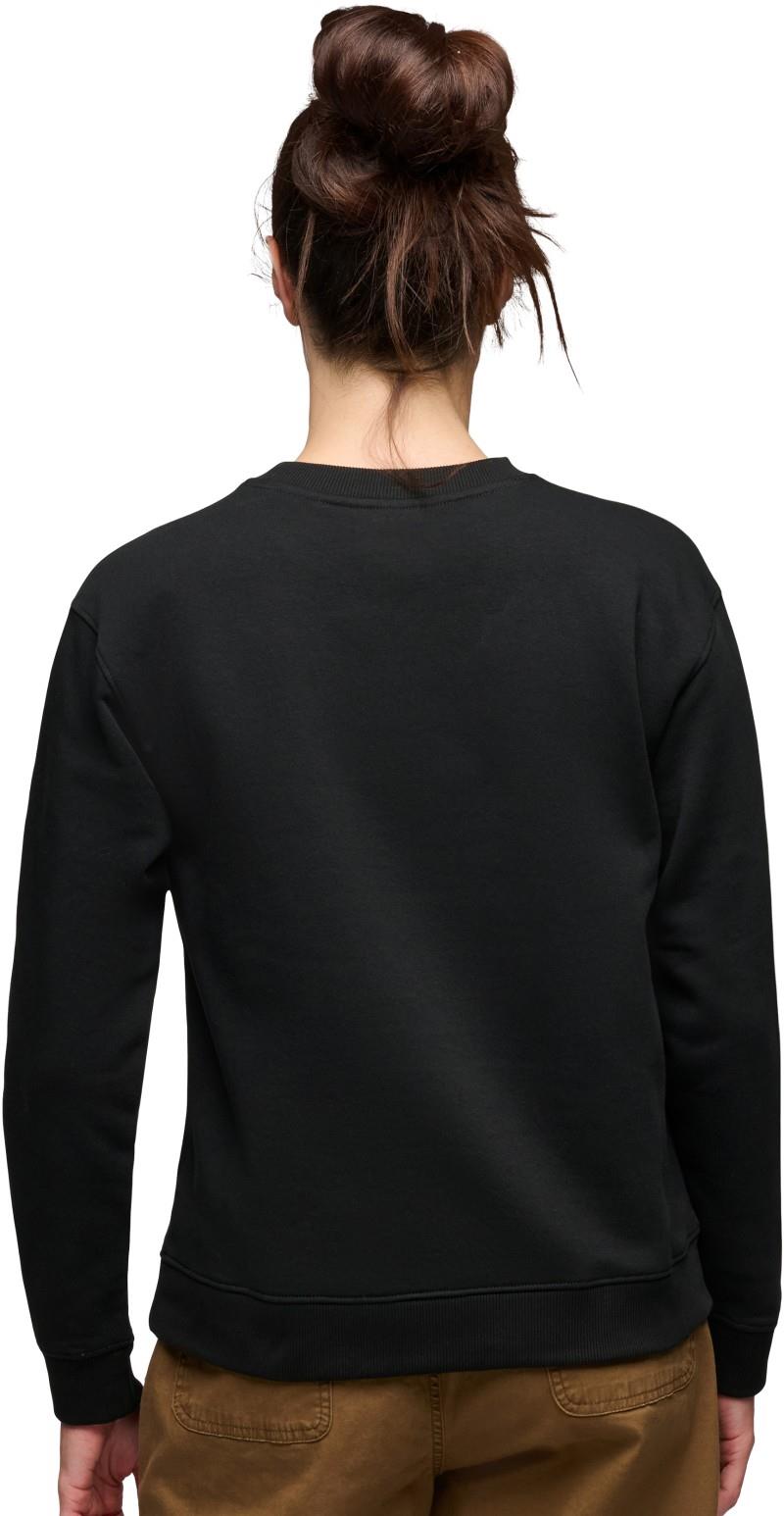 Mini Stacked Crewneck - Womens - black 1
