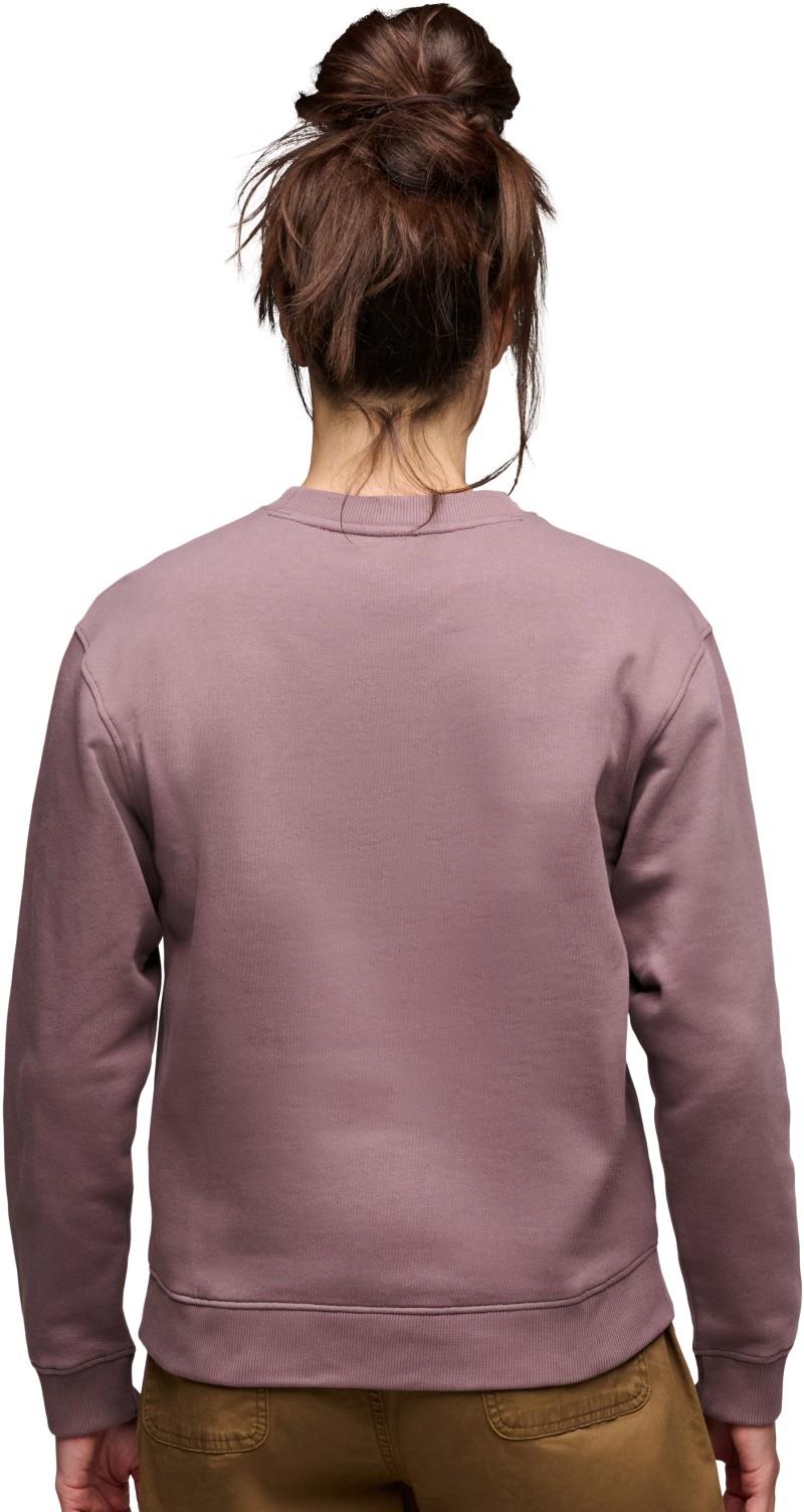 Mini Stacked Crewneck - Womens - dark mauve 1