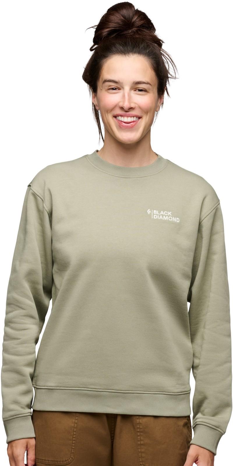 Mini Stacked Crewneck - Womens - pine smoke 1