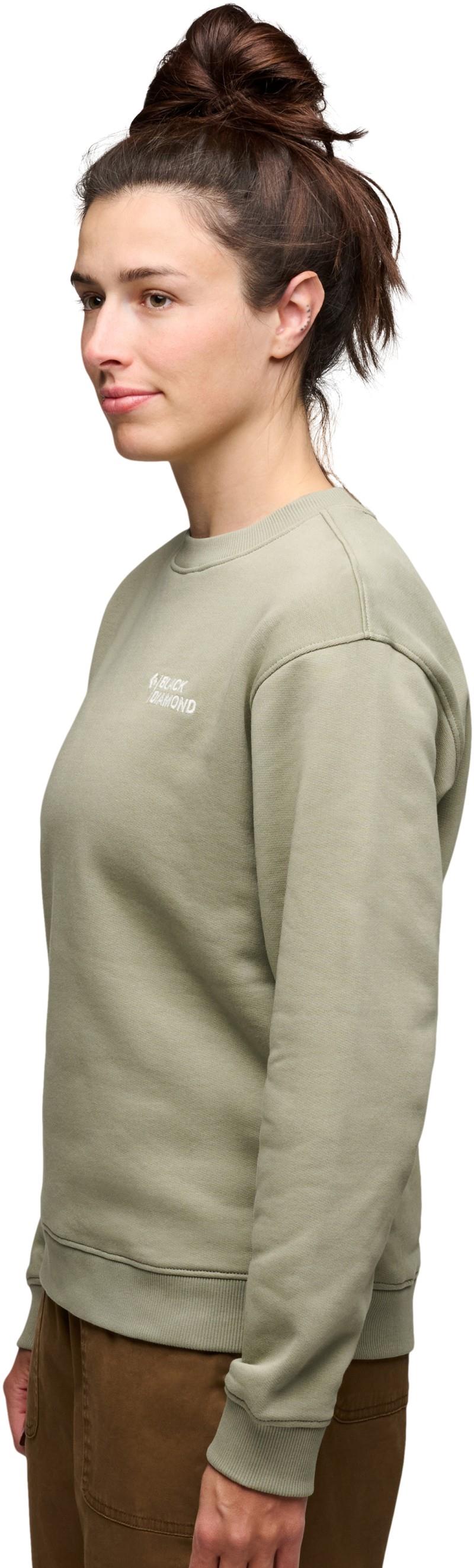 Mini Stacked Crewneck - Womens - pine smoke 1