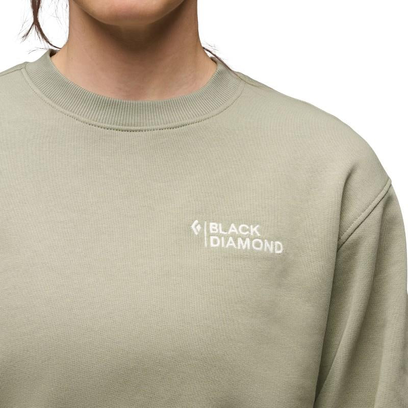 Mini Stacked Crewneck - Womens - pine smoke 1