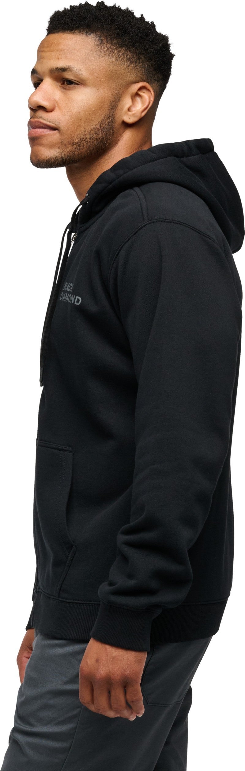 Mini Stacked Full-Zip Hoody - Mens - black 1