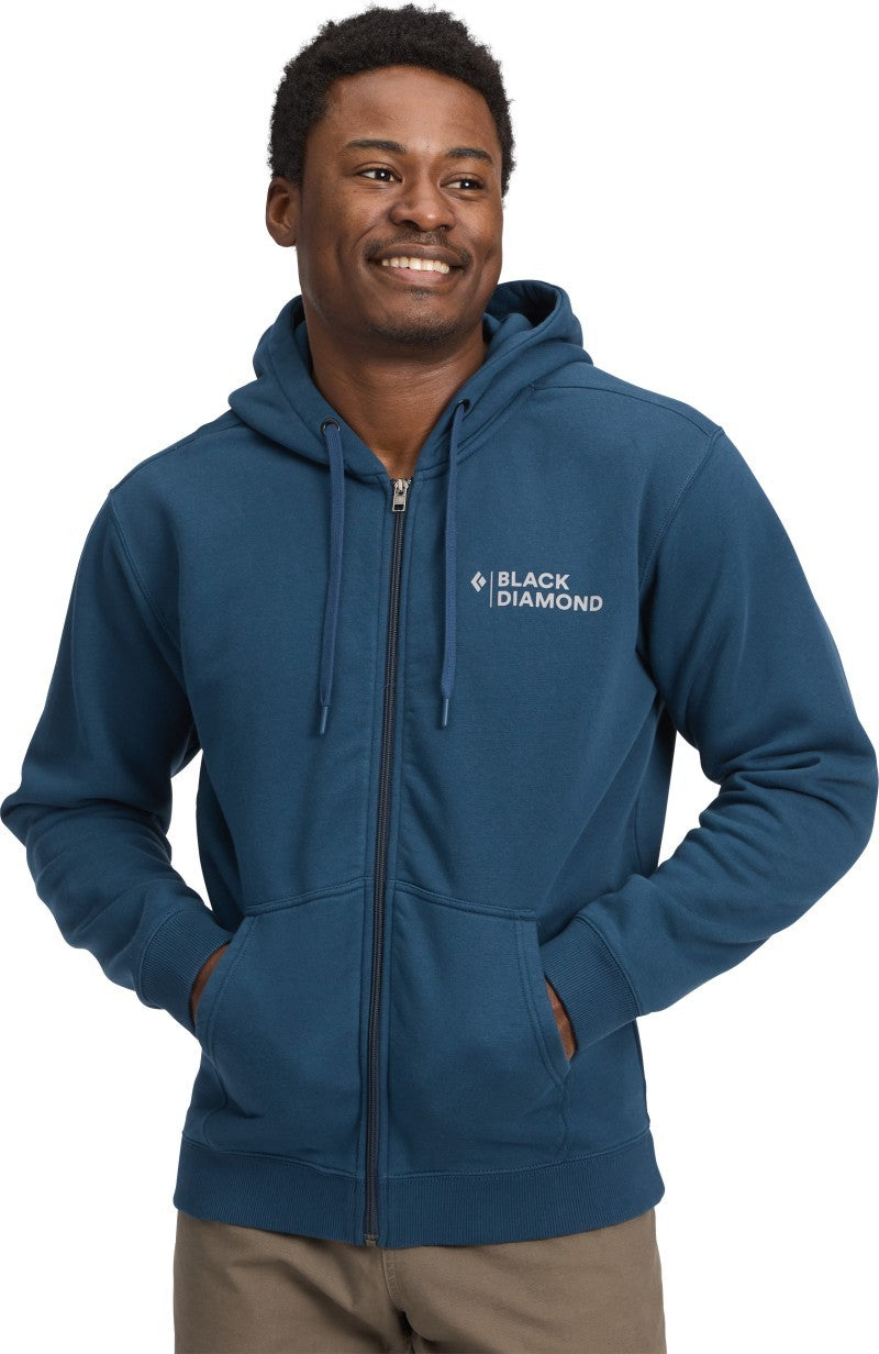 Mini Stacked Full-Zip Hoody - Mens - indigo 1
