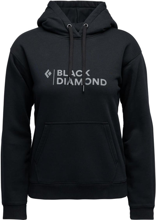 Mini Stacked Pullover Hoody - Womens - black 1