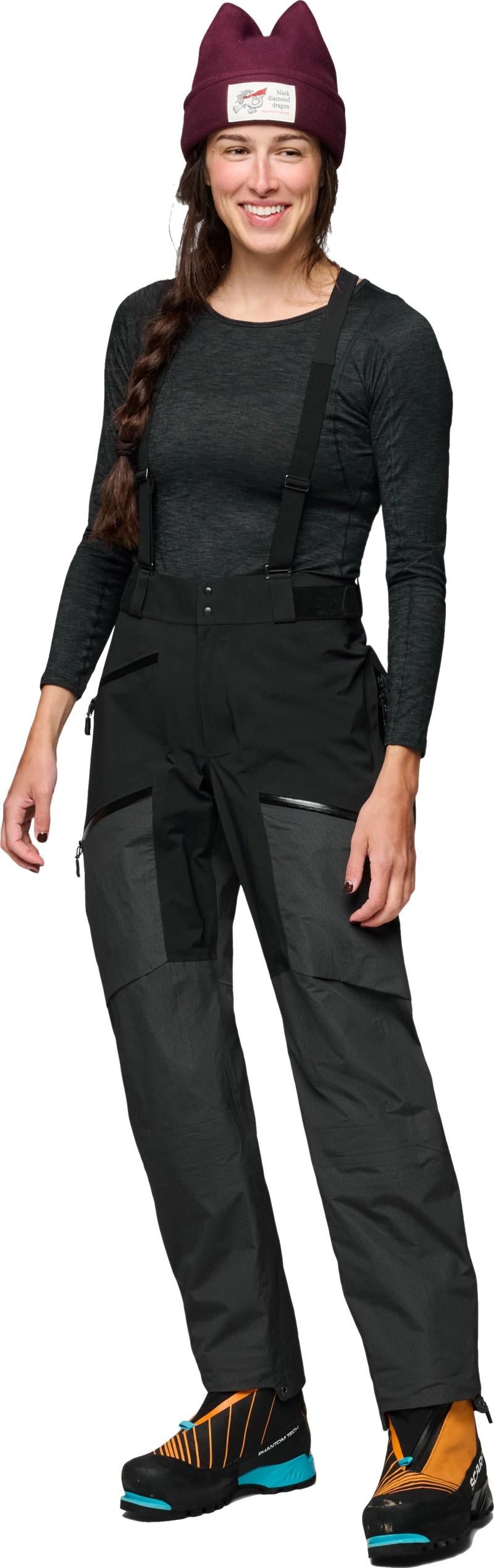 Mission Alpine Shell Pants - Womens - black 1
