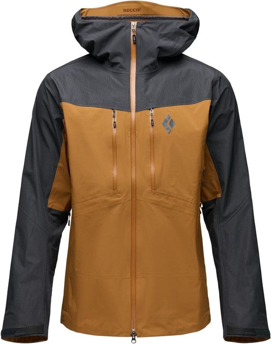 Mission Alpine Shell - Mens - black / rye 1
