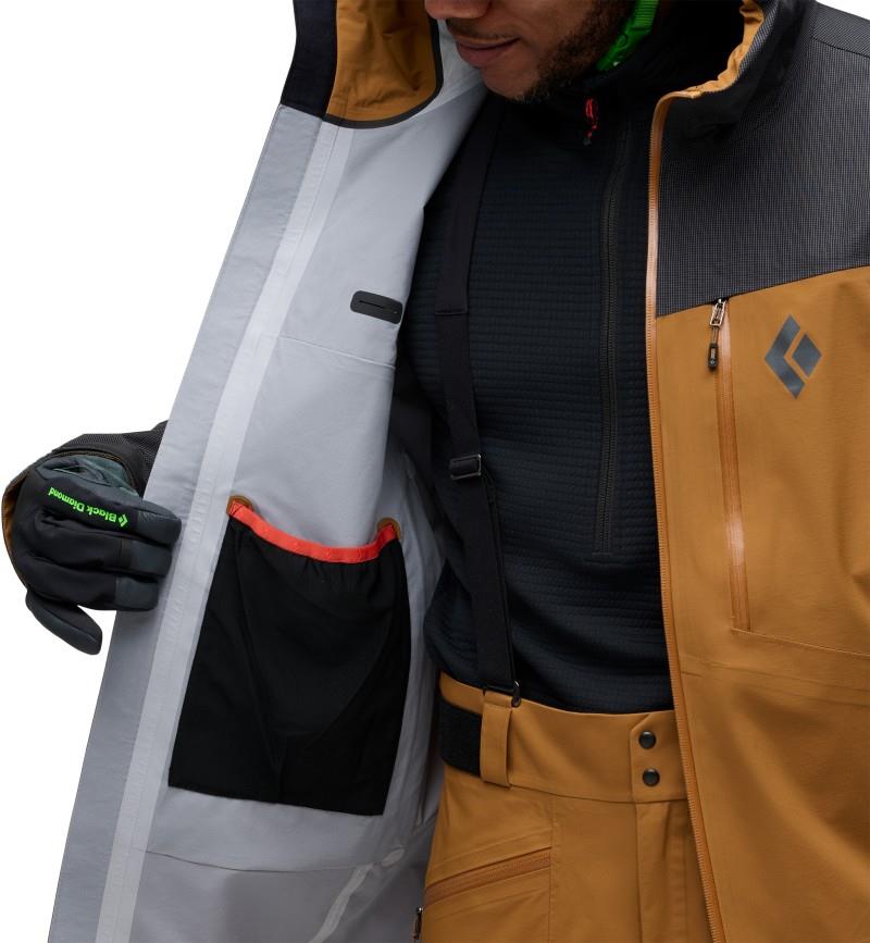 Mission Alpine Shell - Mens - black / rye 1