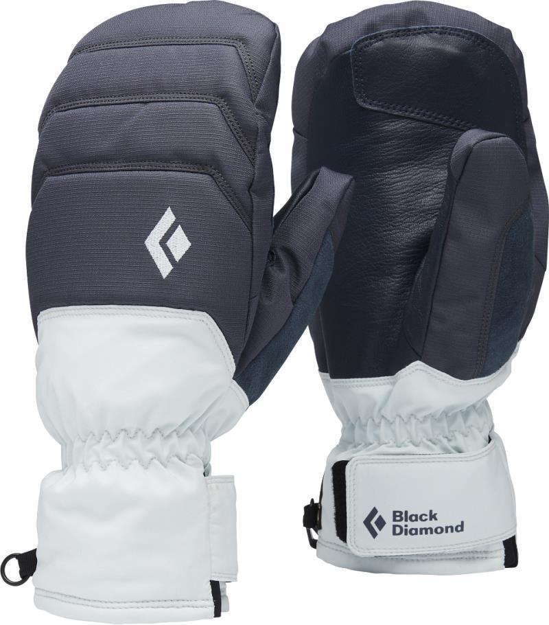 Mission MX Mitts - Womens - Charcoal / Belay Blue 1