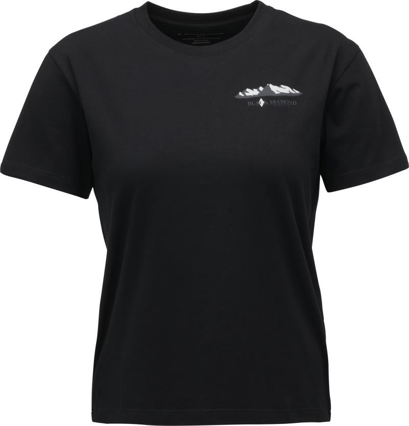 Mountainscape SS Tee - Womens - black 1