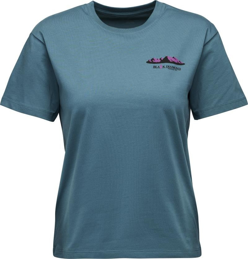 Mountainscape SS Tee - Womens - creek blue 1