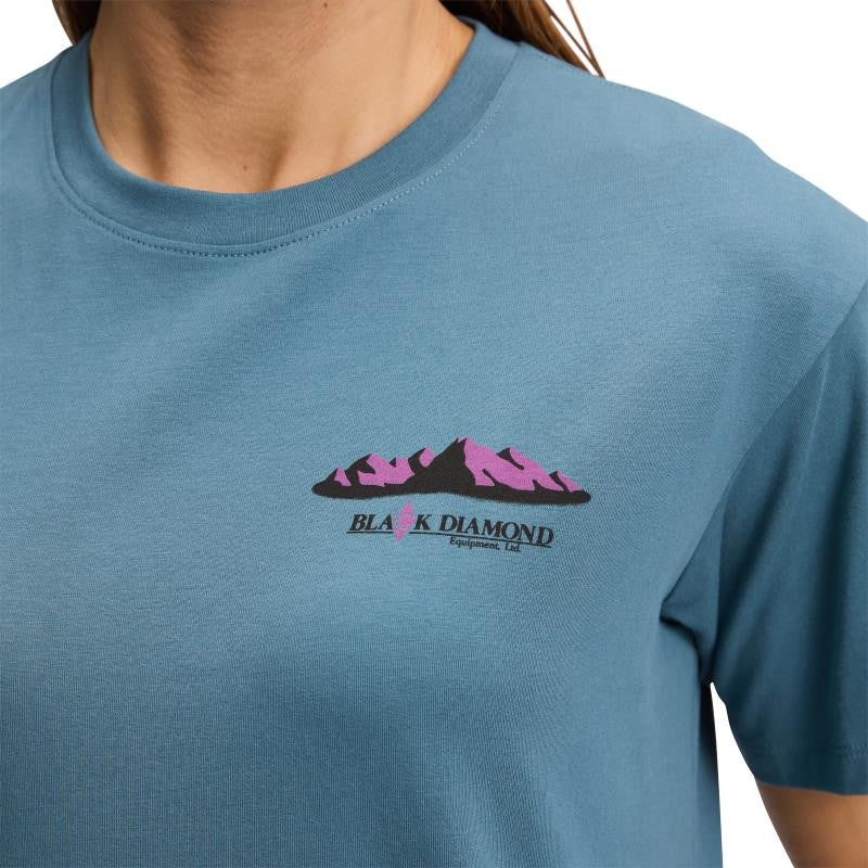 Mountainscape SS Tee - Womens - creek blue 1