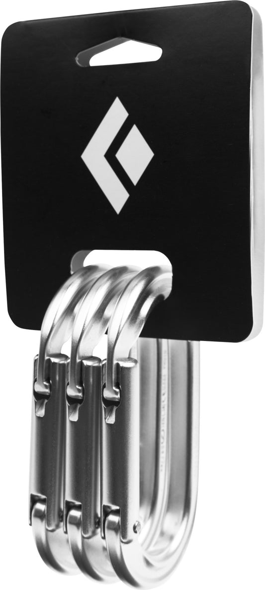 Oval Keylock Carabiner 3-Pack - not applicable 1