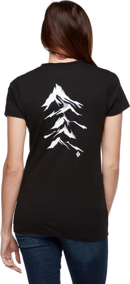 Peaks SS Tee - Womens - Black 3