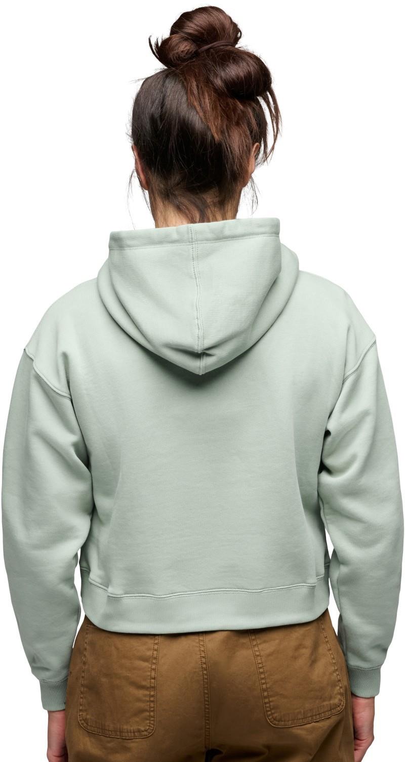Pine Diamond PO Cropped Hoody - Womens - agave 1