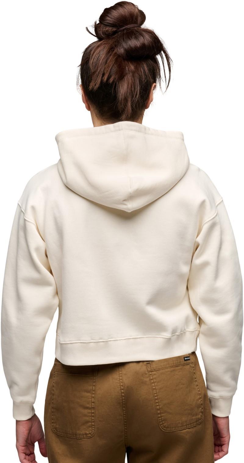 Pine Diamond PO Cropped Hoody - Womens - off white 1