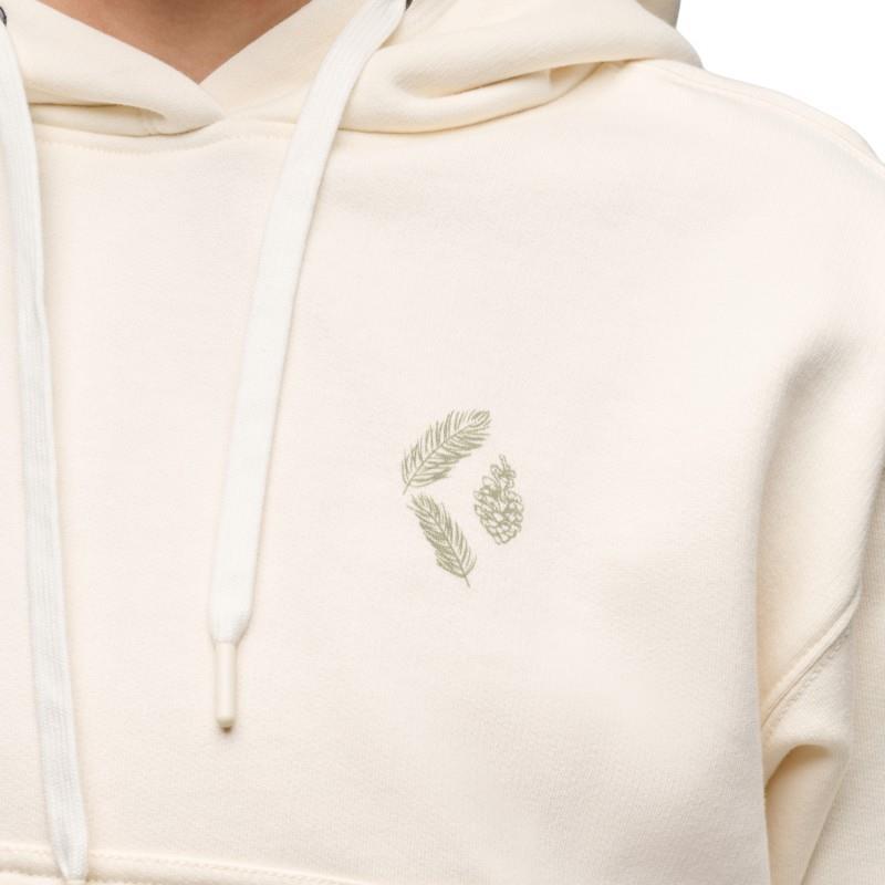Pine Diamond PO Cropped Hoody - Womens - off white 1