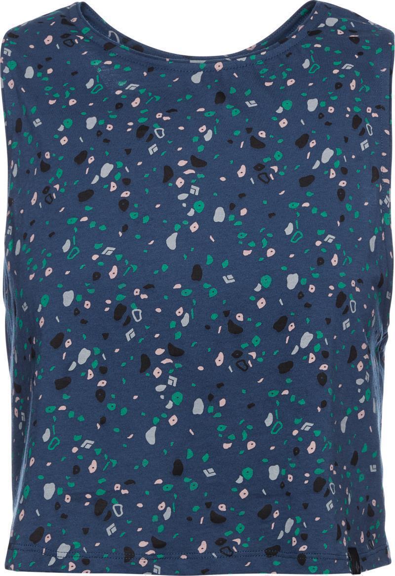Pivot Tank - Womens - ink blue / gym hold print 1