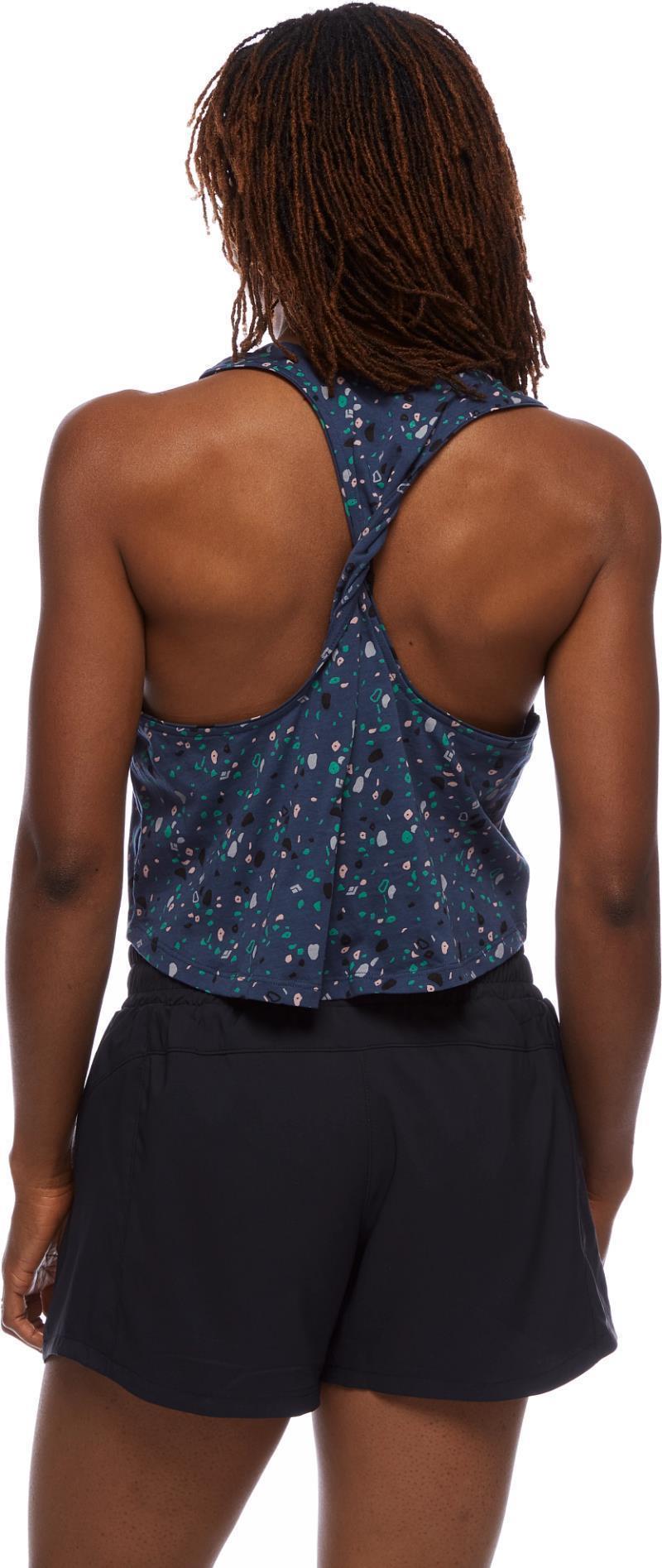 Pivot Tank - Womens - ink blue / gym hold print 1