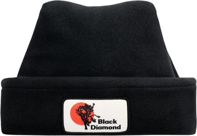 Pointed Fleece Beanie - black 1