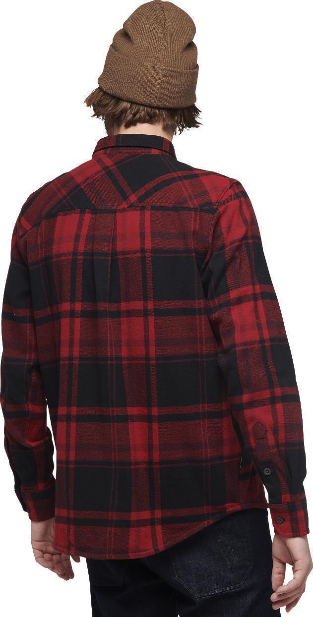 Project Flannel - Mens - Red Rock / Black Plaid 4