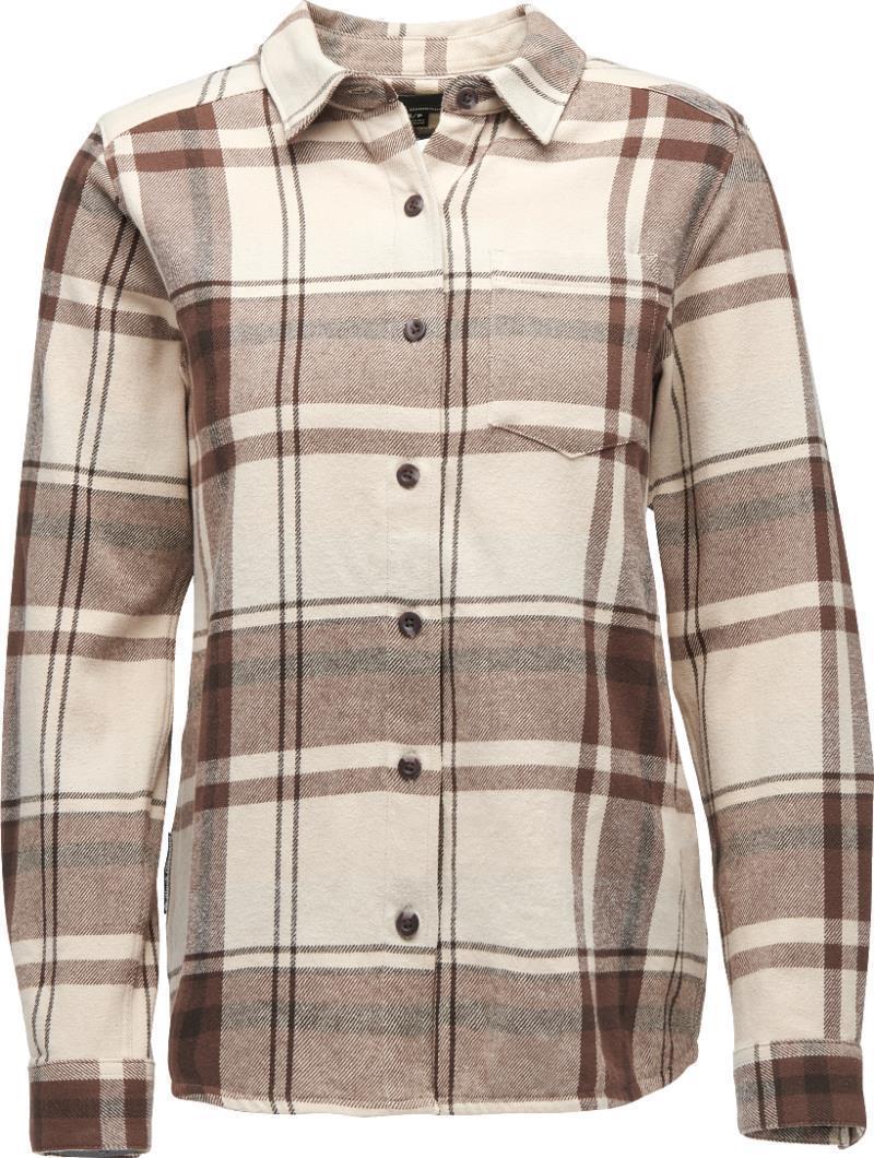 Project Flannel - Womens - Chalk Pink / Walnut Plaid 1