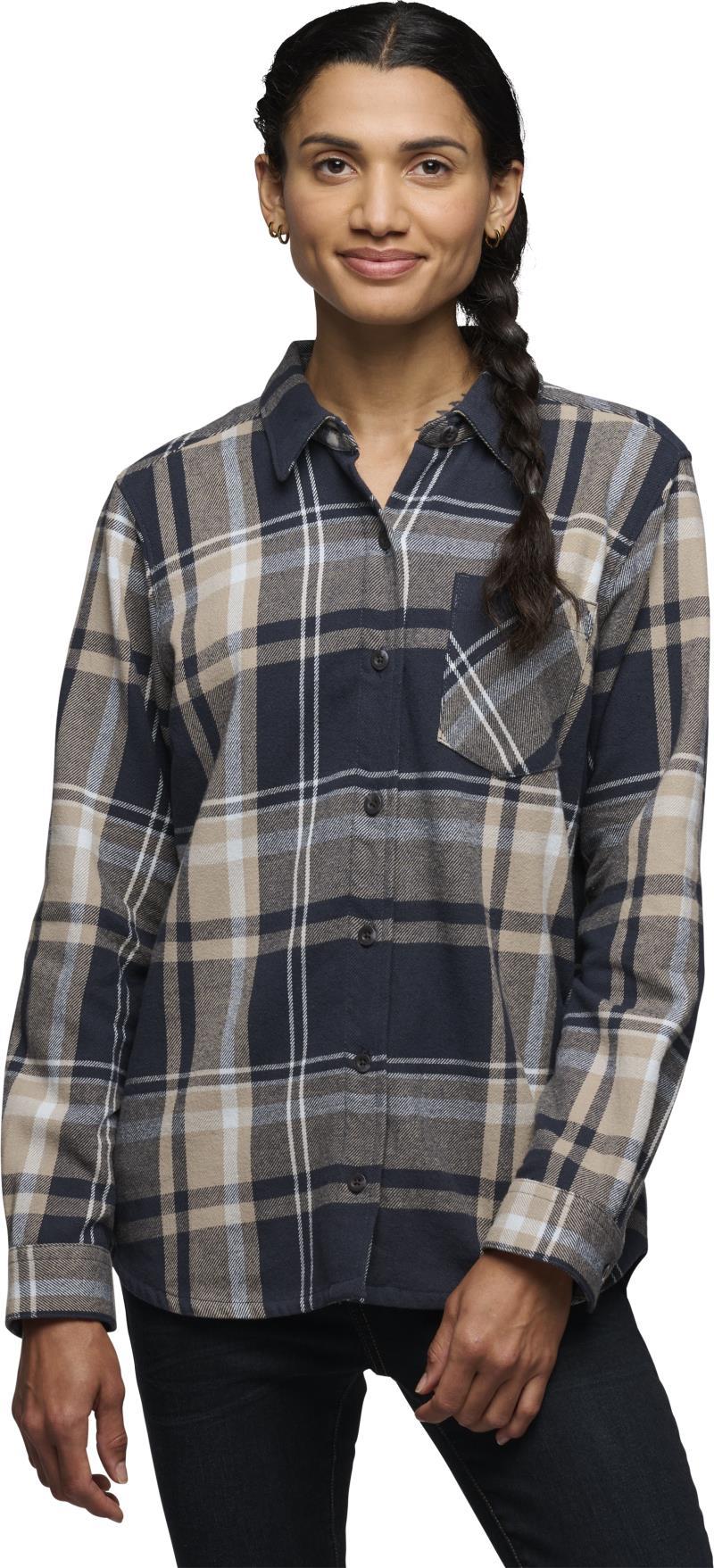 Project Flannel - Womens - Charcoal / Moonstone Plaid 1