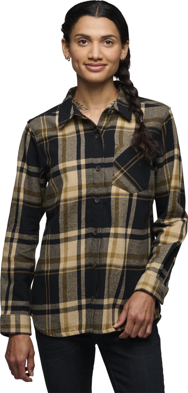 Project Flannel - Womens - Khaki / Black Plaid 2