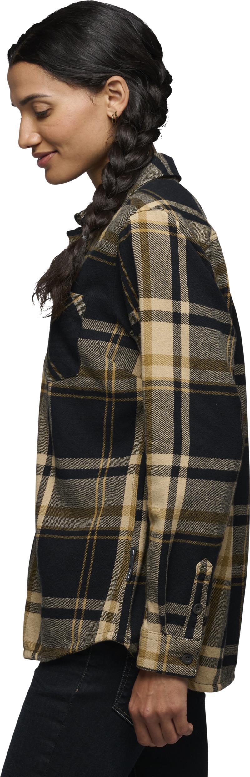 Project Flannel - Womens - Khaki / Black Plaid 3