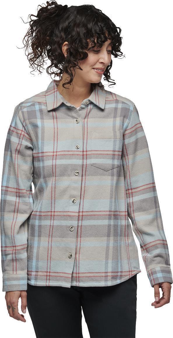 Project Flannel - Womens - Pewter / Belay Blue Plaid 2