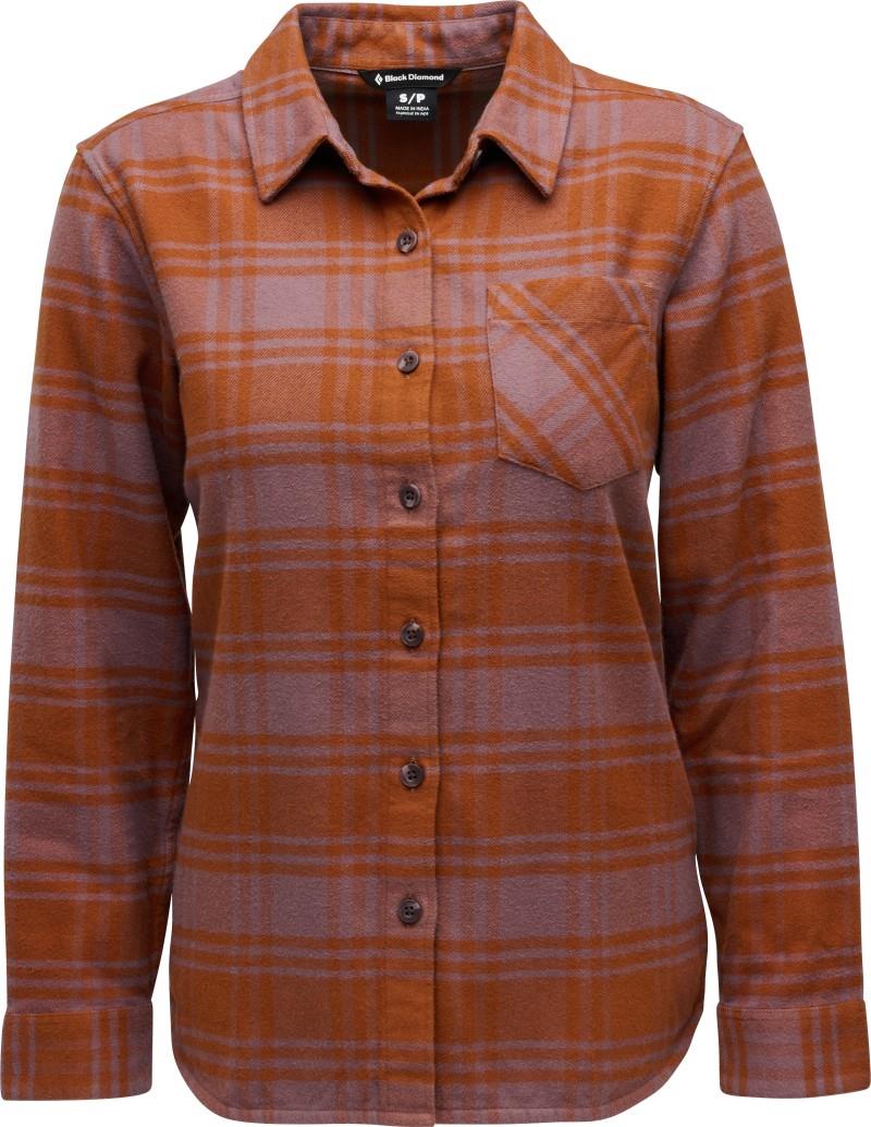 Project Flannel - Womens - dark mauve / clay 1