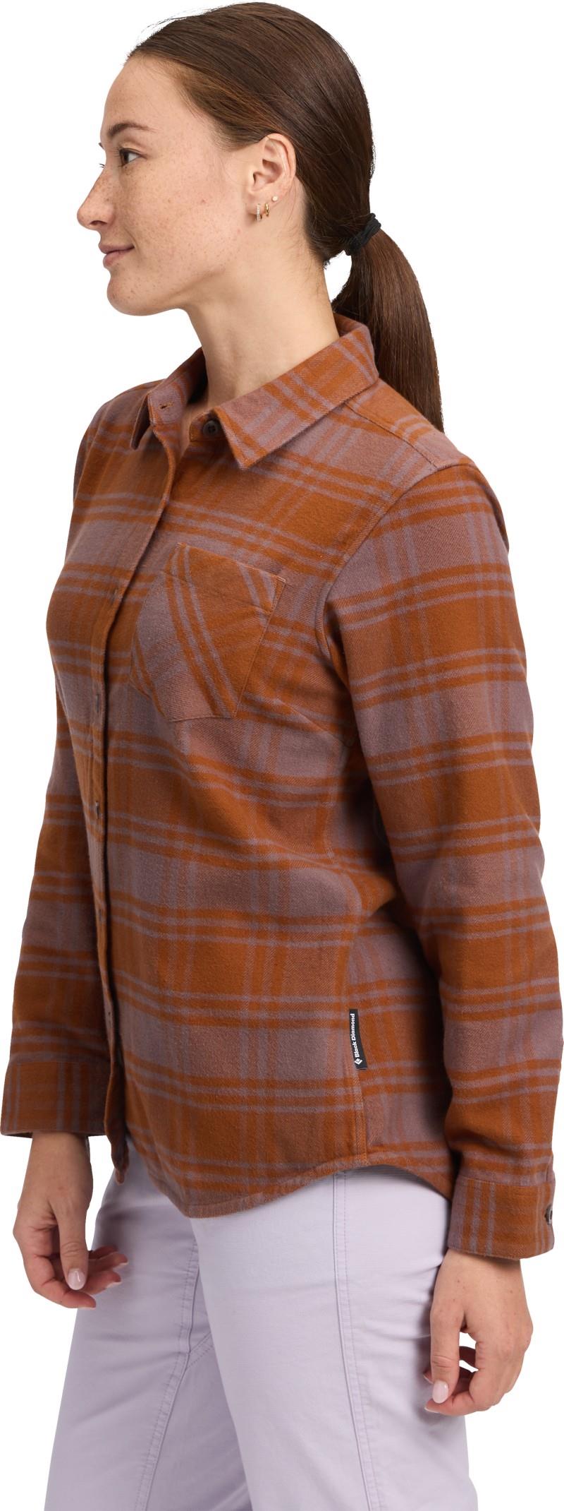 Project Flannel - Womens - dark mauve / clay 1