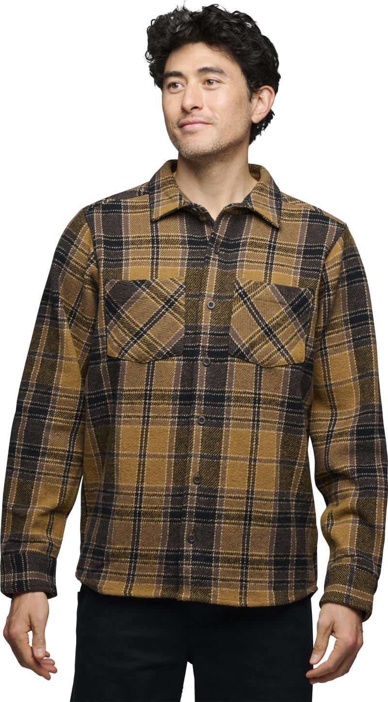 Project Heavy Flannel - Mens - Flax / Black Plaid 2
