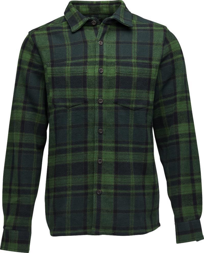 Project Heavy Flannel - Mens - Palm Green / Anthracite Plaid 1